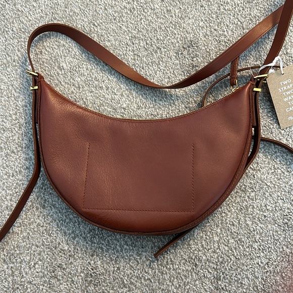 The Essential Convertible Top Handle Crossbody Mini Bag, Warm Cinnamon NWOT - Picture 8 of 9